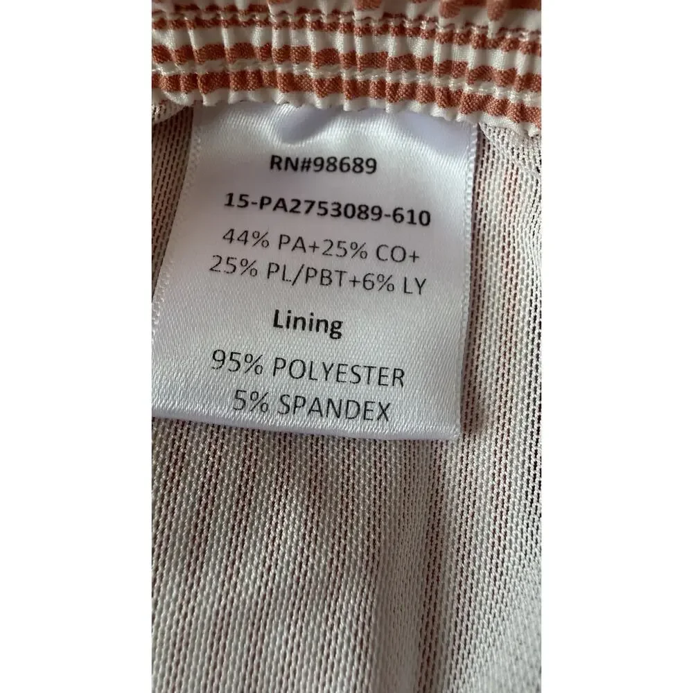 Todd Snyder Seersucker Montauk Swim Short Size XS Blush NWT